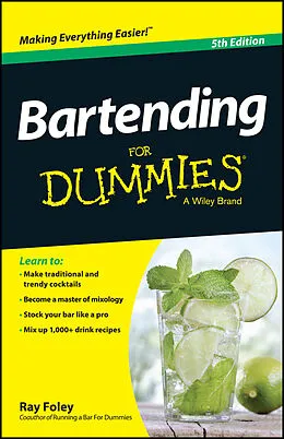 E-Book (pdf) Bartending For Dummies von Ray Foley
