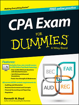 E-Book (epub) CPA Exam For Dummies von Kenneth W, Boyd