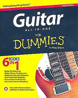 Broschiert Guitar Six-In-One for Dummies von J, Phillips, M Hal Leonard Corporation; Chappell