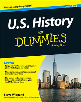 E-Book (epub) U.S. History For Dummies von Steve Wiegand
