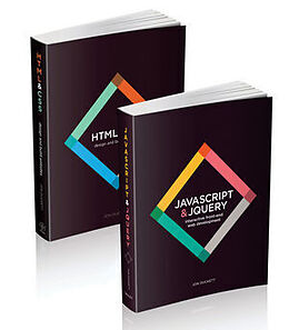 Couverture cartonnée Web Design with HTML, CSS, JavaScript and jQuery Set de Jon Duckett