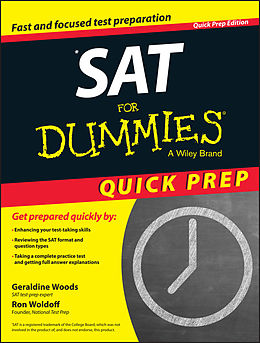 eBook (epub) SAT For Dummies 2015 Quick Prep de Geraldine Woods, Ron Woldoff