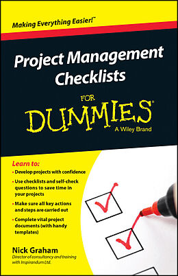 eBook (epub) Project Management Checklists For Dummies de Nick Graham