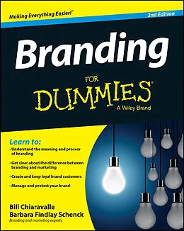 E-Book (pdf) Branding For Dummies von Bill Chiaravalle, Barbara Findlay Schenck
