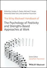 E-Book (epub) Wiley Blackwell Handbook of the Psychology of Positivity and Strengths-Based Approaches at Work von 