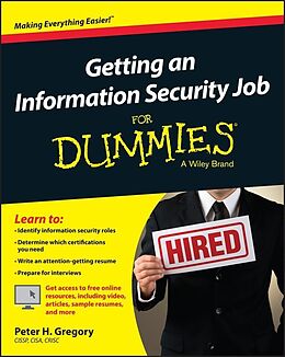 eBook (pdf) Getting an Information Security Job For Dummies de Peter H, Gregory
