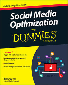 eBook (pdf) Social Media Optimization For Dummies de Ric Shreves