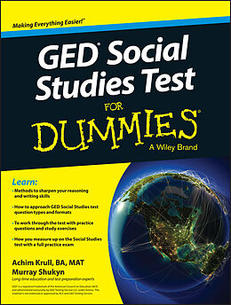 eBook (pdf) GED Social Studies For Dummies de Achim K. Krull, Murray Shukyn