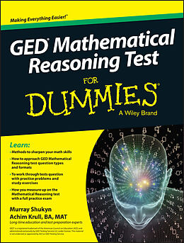 eBook (epub) GED Mathematical Reasoning Test For Dummies de Murray Shukyn, Achim K, Krull