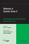 E-Book (pdf) Advances in Ceramic Armor X von Jerry C. LaSalvia, Andrew L. Gyekenyesi, Michael Halbig