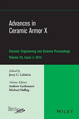 E-Book (pdf) Advances in Ceramic Armor X von Jerry C. LaSalvia, Andrew L. Gyekenyesi, Michael Halbig