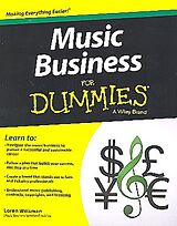 Couverture cartonnée Music Business For Dummies de Loren Weisman