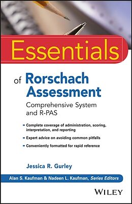 Kartonierter Einband Essentials of Rorschach Assessment von Jessica R. Gurley