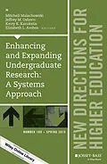 E-Book (epub) Enhancing and Expanding Undergraduate Research: A Systems Approach von Mitchell Malachowski, Jeffrey M. Osborn, Kerry K. Karukstis