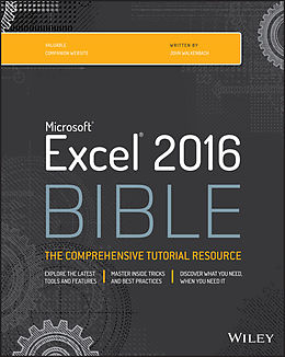 E-Book (epub) Excel 2016 Bible von John Walkenbach