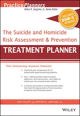 E-Book (pdf) The Suicide and Homicide Risk Assessment and Prevention Treatment Planner, with DSM-5 Updates von David J. Berghuis, Jack Klott