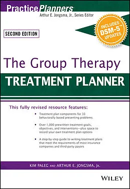 E-Book (pdf) The Group Therapy Treatment Planner, with DSM-5 Updates von David J. Berghuis, Kim Paleg