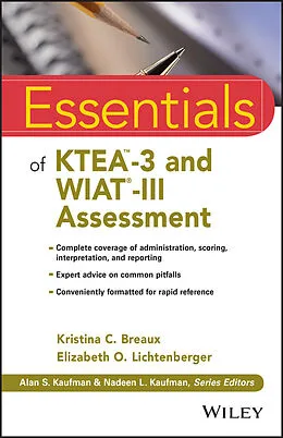 E-Book (epub) Essentials of KTEA-3 and WIAT-III Assessment von Kristina C. Breaux, Elizabeth O. Lichtenberger
