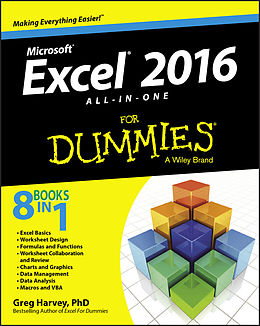 E-Book (pdf) Excel 2016 All-in-One For Dummies von Greg Harvey