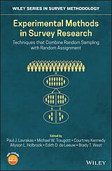 eBook (pdf) Experimental Methods in Survey Research de 