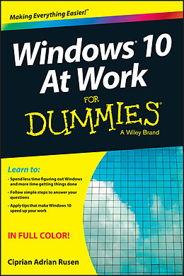 eBook (pdf) Windows 10 At Work For Dummies de Ciprian Rusen