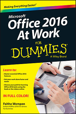 eBook (pdf) Office 2016 at Work For Dummies de Faithe Wempen