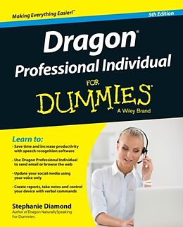 Couverture cartonnée Dragon Professional Individual For Dummies de Stephanie Diamond