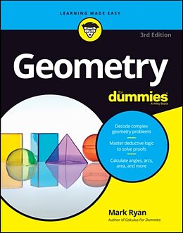 Kartonierter Einband Geometry For Dummies von Mark Ryan