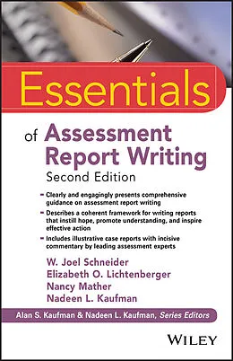 E-Book (epub) Essentials of Assessment Report Writing von W. Joel Schneider, Elizabeth O. Lichtenberger, Nancy Mather