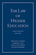 E-Book (pdf) The Law of Higher Education, A Comprehensive Guide to Legal Implications of Administrative Decision Making von William A. Kaplin, Barbara A. Lee, Neal H. Hutchens