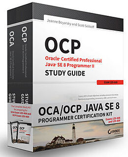 Kartonierter Einband OCA / OCP Java SE 8 Programmer Certification Kit von Jeanne Boyarsky, Scott Selikoff