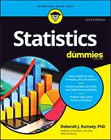 Couverture cartonnée Statistics For Dummies de Deborah J. Rumsey