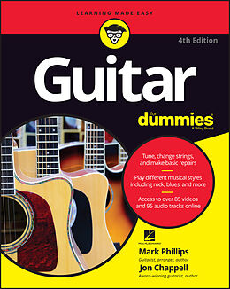 eBook (epub) Guitar For Dummies de Mark Phillips, Jon Chappell