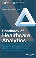 E-Book (epub) Handbook of Healthcare Analytics von Tinglong Dai, Sridhar Tayur