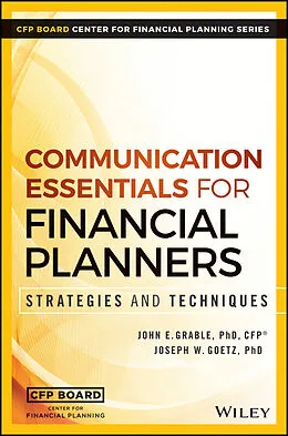 E-Book (pdf) Communication Essentials for Financial Planners von John E. Grable, Joseph W. Goetz
