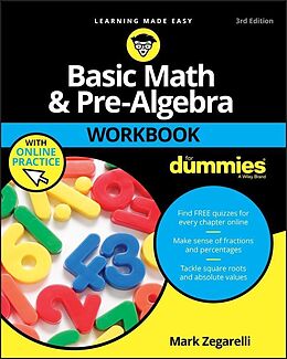 eBook (epub) Basic Math and Pre-Algebra Workbook For Dummies de Mark Zegarelli