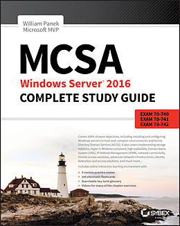 eBook (epub) MCSA Windows Server 2016 Complete Study Guide de William Panek