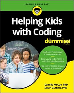 Kartonierter Einband Helping Kids with Coding For Dummies von Camille McCue, Sarah Guthals