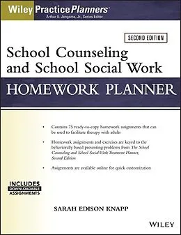 E-Book (epub) School Counseling and Social Work Homework Planner (W/ Download) von Sarah Edison Knapp, David J. Berghuis