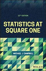 Couverture cartonnée Statistics at Square One de Michael J. Campbell