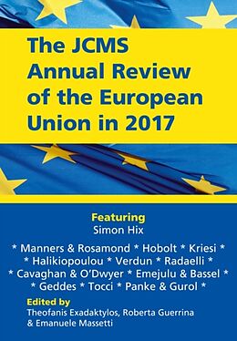 Kartonierter Einband The JCMS Annual Review of the European Union in 2017 von Theofanis Exadaktylos, Roberta Guerrina, Emanuele Massetti