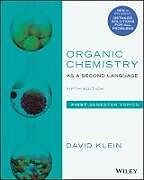 Couverture cartonnée Organic Chemistry as a Second Language de David R Klein