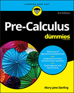 E-Book (epub) Pre-Calculus For Dummies von Mary Jane Sterling