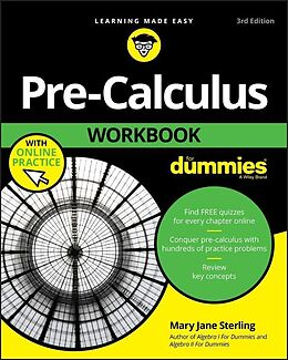 E-Book (pdf) Pre-Calculus Workbook For Dummies von Mary Jane Sterling
