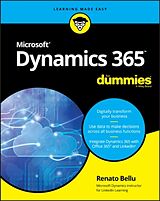 Couverture cartonnée Microsoft Dynamics 365 For Dummies de Renato Bellu