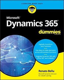 Couverture cartonnée Microsoft Dynamics 365 For Dummies de Bellu Renato