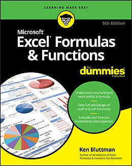 E-Book (epub) Excel Formulas & Functions For Dummies von Ken Bluttman