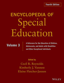 E-Book (epub) Encyclopedia of Special Education, Volume 3 von 