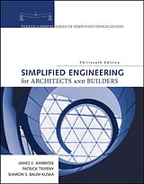 Couverture cartonnée Simplified Engineering for Architects and Builders de James (University of Southern California) Ambrose, Patrick (Salt Lake City, UT) Tripeny