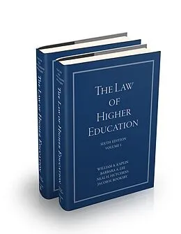 E-Book (pdf) The Law of Higher Education, 2 Volume Set von William A. Kaplin, Barbara A. Lee, Neal H. Hutchens